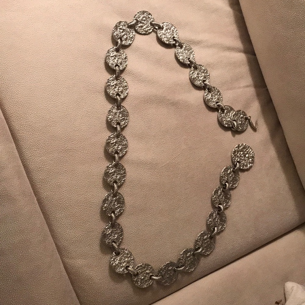 Pauline Rader vintage silver belt